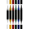 BLACK EDITION 6 MARQUEURS ACRYLIQUE DOUBLE POINTE COLORIS CLASSIC