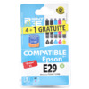 P3E EPSON E29 MULTIPACK 4 COULEURS + 1 BK GRATUITE