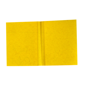 PROTÈGE-CAHIER CARTON 17X22 2 RABATS 225GR JAUNE