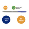 CARIOCA ECO 50 STYLOS BILLE BLEU