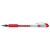 STYLO GEL AVEC GRIP ROUGE