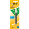 BIC 4 COULEURS 2 RECHARGES VERT