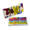 12 PASTELS À L'HUILE 10MMX7CM COLORIS ASSORTIS