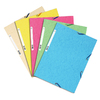 10 CHEMISES ÉLASTIQUE 3 RABATS CARTE COLORIS PASTELS