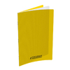 CAHIER PP JAUNE 24X32 96P 5X5 90G PIQURE