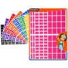 2592 GOMMETTES RECTANGLES TAILLES ET COLORIS ASSORTIS