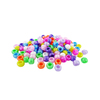 1 000 PERLES CASSIS PLASTIQUE COLORIS NACRÉS ASSORTIS