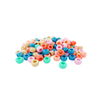 1 000 PERLES CASSIS PLASTIQUE COLORIS PASTEL ASSORTIS