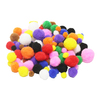 300 POMPONS TAILLES ET COLORIS ASSORTIS