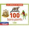 100 BONS POINTS LES ANIMAUX DU MONDE