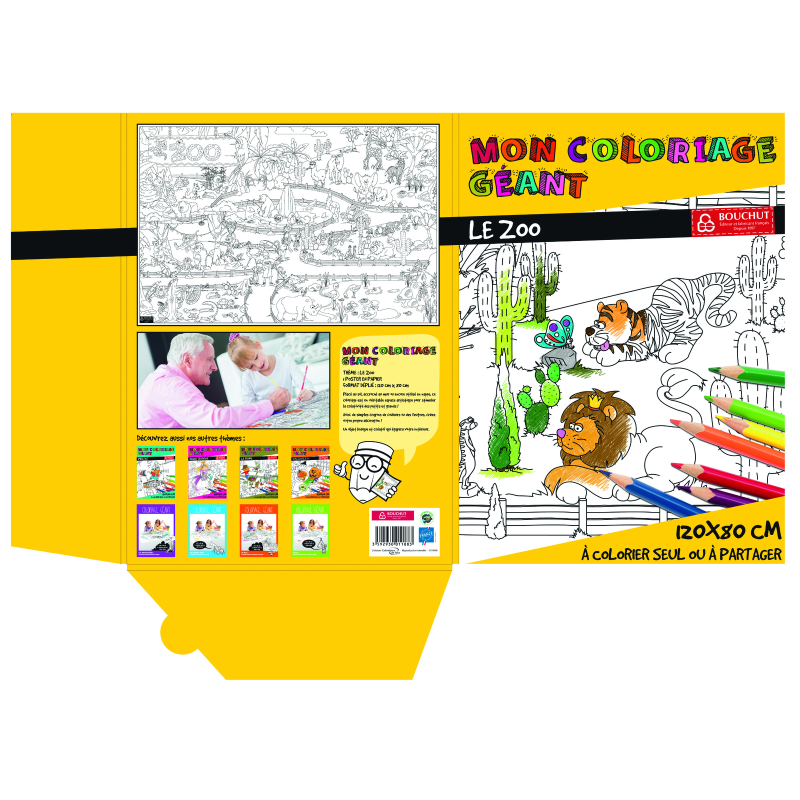 Coloriage Nappe à colorier - Coloriage Nappe à colorier - Animaux et Nature  / Zoo /