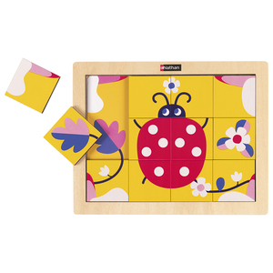 PETIT PUZZLE MAGIQUE - LA COCCINELLE ET LES CHAMPIGNONS