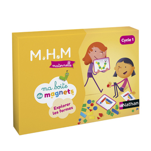 MHM - BOÎTE À MAGNETS - EXPLORER LES FORMES - 4 ENFANTS