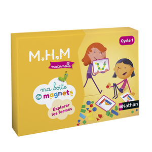 MHM - BOÎTE À MAGNETS - EXPLORER LES FORMES COMPLÉMENT 2 ENFANTS