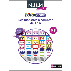 MHM - COLORCODE - LES MONSTRES À COMPTER DE 1 À 6 MS
