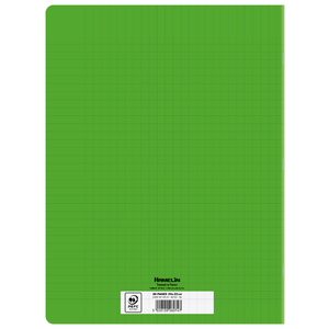 CAHIER PP VERT 24X32 96P SÉYÈS 70G PIQURE