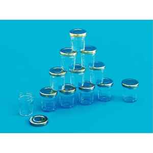 12 MINI-POTS DE CONFITURE VERRE