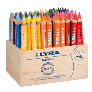 TRIPLE ONE CLASSPACK 96 CRAYONS COULEURS ASSORTIS