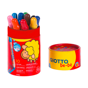 BE-BÈ POT DE 10 CRAYONS COULEURS ASSORTIS