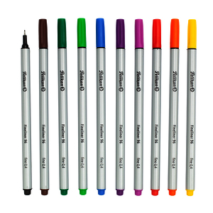 PELIKAN 96 10 FEUTRES ECRITURE FINE COLORIS ASSORTIS