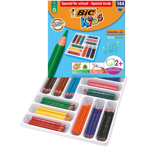 KIDS ÉVOLUTION TRIANGLE CLASSPACK 144 CRAYONS COULEURS ASSORTIS