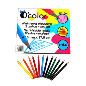 CLASSPACK 144 MAXI CRAYONS COULEURS ASSORTIS