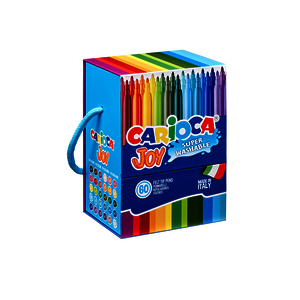 JOY 60 FEUTRES POINTE MOYENNE COLORIS ASSORTIS