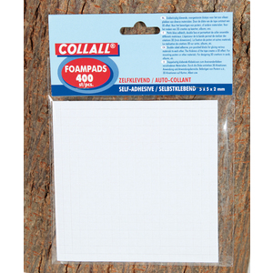 CARRÉ MOUSSE ADHÉSIVE DOUBLE FACE 50X50X2MM