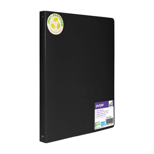 ECO-GREEN CLASSEUR PP RECYCLÉ 32X25 D20 COLORIS NOIR