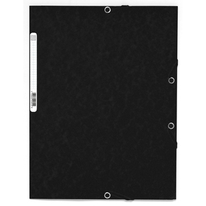 CHEMISE ÉLASTIQUE 3 RABATS CARTE NOIR