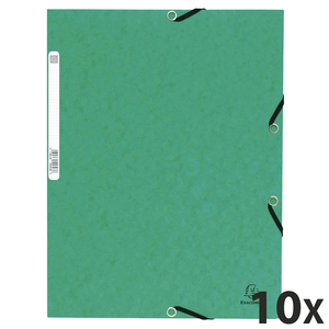 CHEMISE ÉLASTIQUE 3 RABATS CARTE VERT
