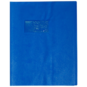 PROTÈGE-CAHIER PLASTIQUE 17X22 OPAQUE BLEU