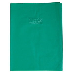 PROTÈGE-CAHIER PLASTIQUE 24X32 OPAQUE VERT