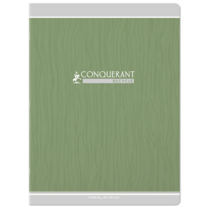 CAHIER CONQUERANT CLASSIQUE AGRAFE 240X320 48P 90G SEYES RECYCLÉ