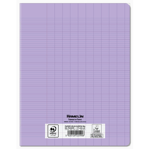 CAHIER PP 17X22 96P SÉYÈS LILAS PASTEL