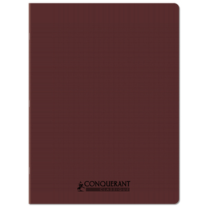 CAHIER PP MARRON 24X32 96P SÉYÈS 90G PIQURE