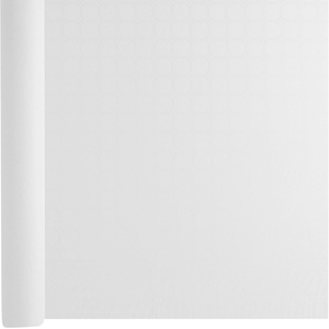 1 ROULEAU NAPPE PAPIER DAMASSE 1,20X10M BLANC