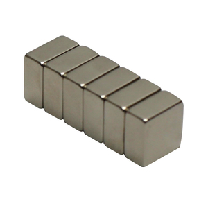 1 LOT 6 AIMANTS ULTRA-FORT 10X10X5MM