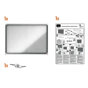 1 VITRINE PREMIUM PLUS INTERIEUR MAGNETIQUE 18 FEUILLES A4