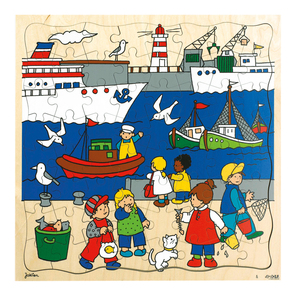 PUZZLE LES TRANSPORTS : AU PORT