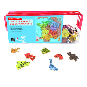 PUZZLE CARTE DE FRANCE DES DÉPARTEMENTS