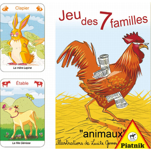 JEU DES 7 FAMILLES ANIMAUX DE LA FERME