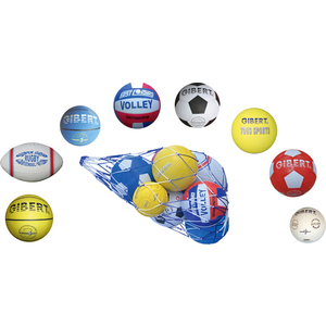 LOT DE 8 BALLONS ENTRAINEMENT ASSORTIS