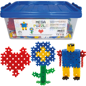 MEGA PUZZLE MICRO 2400 PIÈCES COLORIS ASSORTIS