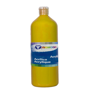 FLACON ACRYLIQUE 500 ML JAUNE