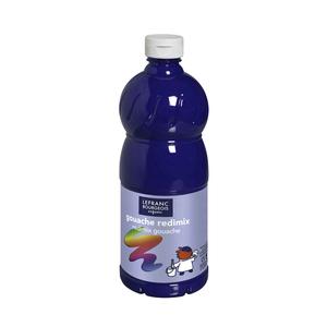 LEFRANC FLACON GOUACHE 1L OUTREMER