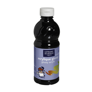 ACRYL GLOSSY FLACON 500ML NOIR