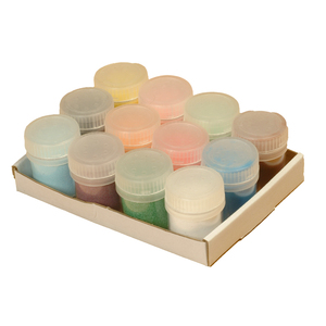 SABLE COLORÉ 12 POTS 45G COLORIS VIFS ASSORTIS