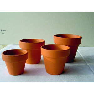 5 POTS ARGILE Ø 9CM