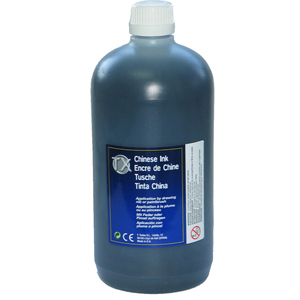 ENCRE DE CHINE NOIR FLACON 1L